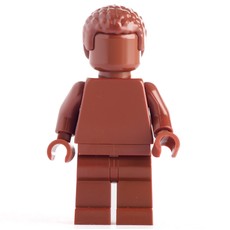 Monochrome Reddish Brown with Hair (fig-011438)