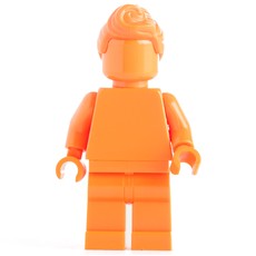 Monochrome Orange with Hair (fig-011439)