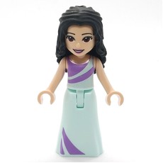 Emma - Light Aqua Dress (fig-011466)
