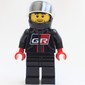 Racer Driver - GR Black Torso/Legs, Black Helmet