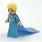 Elsa, Medium Azure Dress, Cape