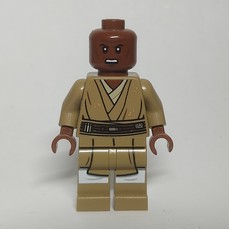Mace Windu, Dark Tan Printed Legs, Open Mouth (fig-011631)
