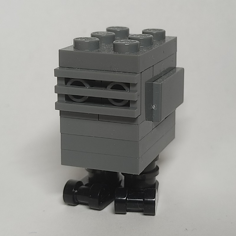 LEGO Set fig-011641 GNK Power Droid (Gonk) - Dark Bluish Grey ...