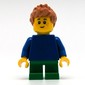 Leo - Blue Torso, Green Legs, Medium Nougat Hair