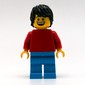 Daniel - Red Torso, Dark Azure Legs, Black Hair