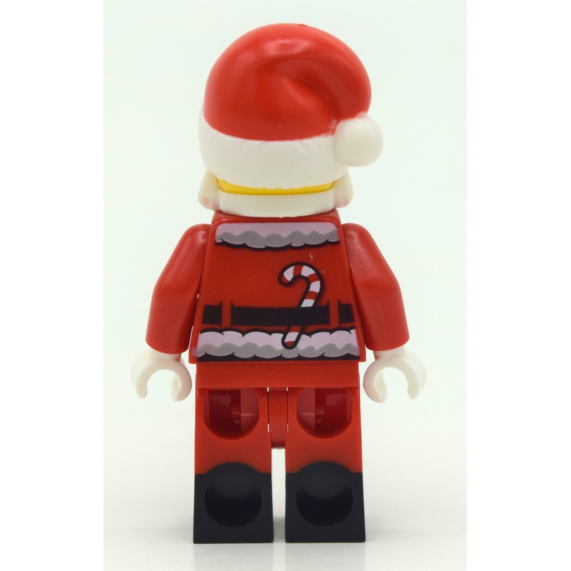 LEGO Set fig-011705 Santa, Black Boots, Candy Cane on Back ...