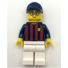 FC Barcelona Fan - White Legs, Dark Blue Cap (fig-011730)