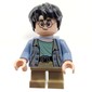 Harry Potter, Sand Blue Shirt, Short Dark Tan Legs, Scared
