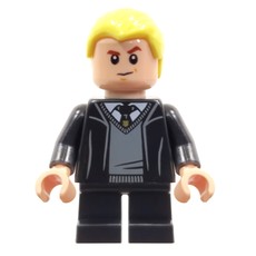Draco Malfoy, Open Long Robes over Slytherin Sweater, Short Black Legs (fig-011764)