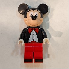 Mickey Mouse, Tuxedo with Red Bow Tie (fig-011796)