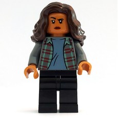 MJ, Dark Bluish Gray Plaid Shirt (fig-011849)