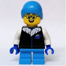 Kid - Black Torso, Dark Azure Legs, Dark Azure Hat (fig-011883)