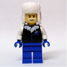 Black Torso, Blue Legs, Orange/White Hat (fig-011892)