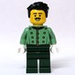 Piccolo, Sand Green Torso, Dark Green Legs, Male
