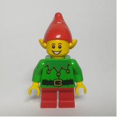 Elf - Bright Green Torso, Red Legs, Red Hat (fig-011915)