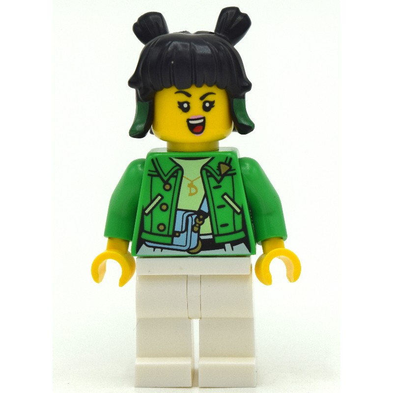 LEGO Set fig-011927 Mei, Bright Green Jacket | Rebrickable - Build with