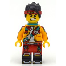 Monkie Kid, Bright Light Orange Jacket, Neck Bracket (fig-011939)