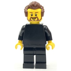 Man, Black, Reddish Brown Hair (fig-011962)