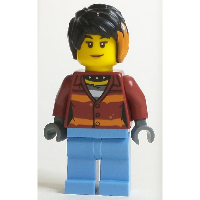 LEGO Set fig 012018 Criminal Daisy Kaboom Medium Blue Legs