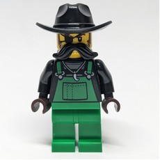 Criminal, Snake Rattler, Green Overalls (fig-012022)