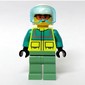 Pilot, Vibrant Yellow Safety Vest, White Helmet