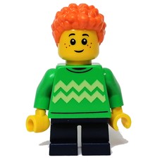 Boy, Green Sweater, Orange Hair (fig-012039)