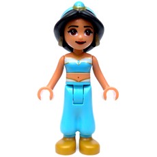 Jasmine - Medium Blue Top and Pants (fig-012085)
