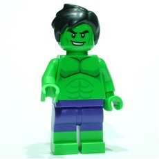 Hulk, Dark Purple Pants, Dual Molded Legs, Smirk (fig-012102)