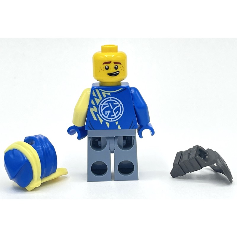 LEGO Set fig-012115 Jay - EVO, Wraps, Shoulder Guard | Rebrickable ...