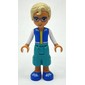 Sebastian - Blue Jacket, Dark Turquoise Pants, Tan Hair