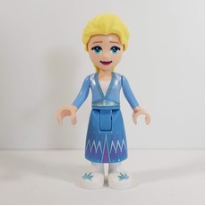 Elsa - Medium Blue Short Dress (fig-012278)