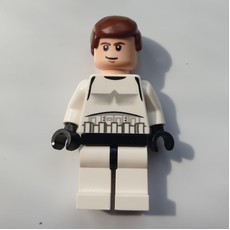 Han Solo, Stormtrooper Disguise, Black Eyes - 3626c Head (fig-012291)