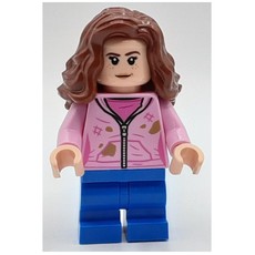 Hermione Granger, Bright Pink Hoodie over Dark Pink Shirt, Medium Legs, Smirk / Angry (fig-012316)