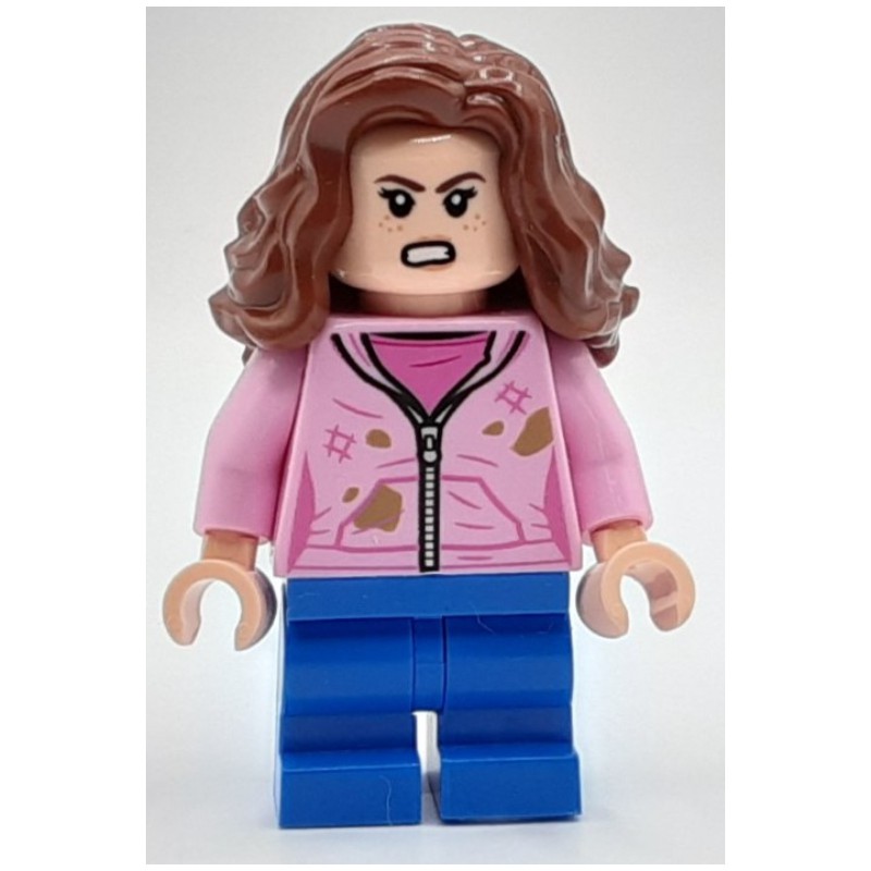 LEGO Set fig-012316 Hermione Granger, Bright Pink Hoodie over Dark Pink ...