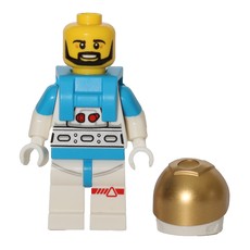 Astronaut, Male, White Suit, Gold Visor, Beard (fig-012327)