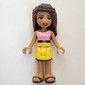 Andrea - Magenta and White Top, Yellow Skirt