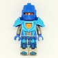 Nexo Knight Soldier with Dark Azure Armor, Blue Hands