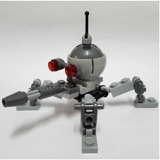 Dwarf Spider Droid, Dark Bluish Gray Dome, Fixed Dark Bluish Gray Cannon (fig-012482)