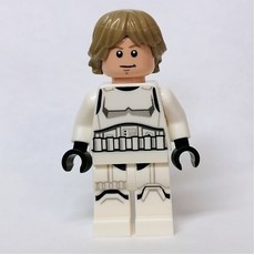 Luke Skywalker, Stromtrooper Disguise, Dark Tan Hair (fig-012568)