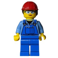 Medium Blue Torso, Blue Overall, Red Hat (fig-012608)
