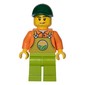 Orange Torso, Lime Overall, Dark Green Cap