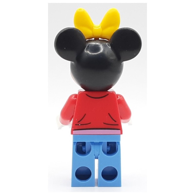 LEGO Set fig-012626 Minnie Mouse, Yellow Bow | Rebrickable - Build with ...
