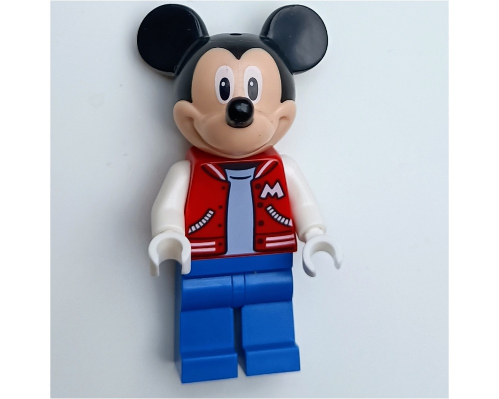 LEGO Set fig-012637 Mickey Mouse, Red Letterman Jacket | Rebrickable ...