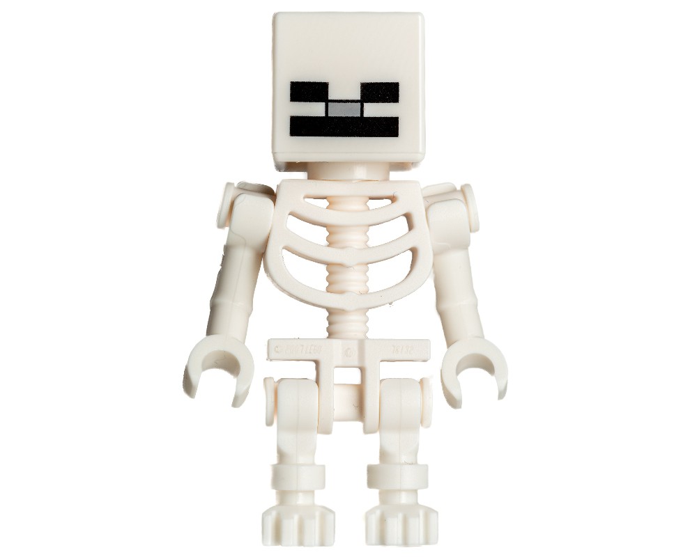 LEGO Set fig-012645 Skeleton, Square Skull (78132 Torso) | Rebrickable ...