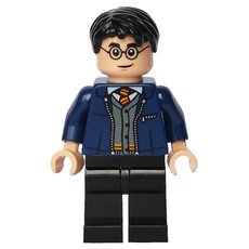 Harry Potter, Open Dark Blue Jacket over Gryffindor Sweater (fig-012702)