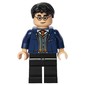 Harry Potter, Open Dark Blue Jacket over Gryffindor Sweater