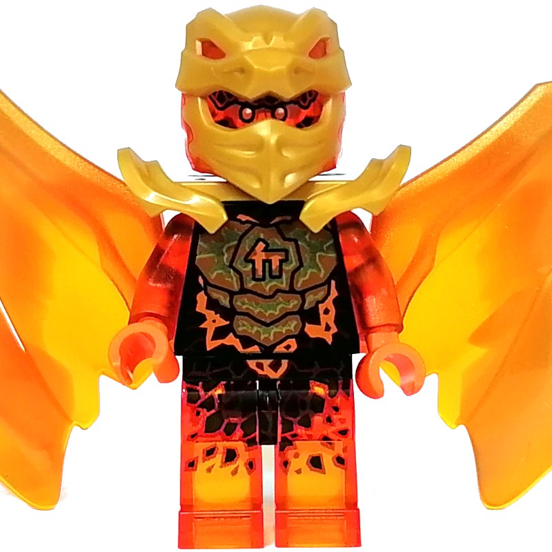 LEGO Set fig-012738 Golden Dragon Cole | Rebrickable - Build with LEGO