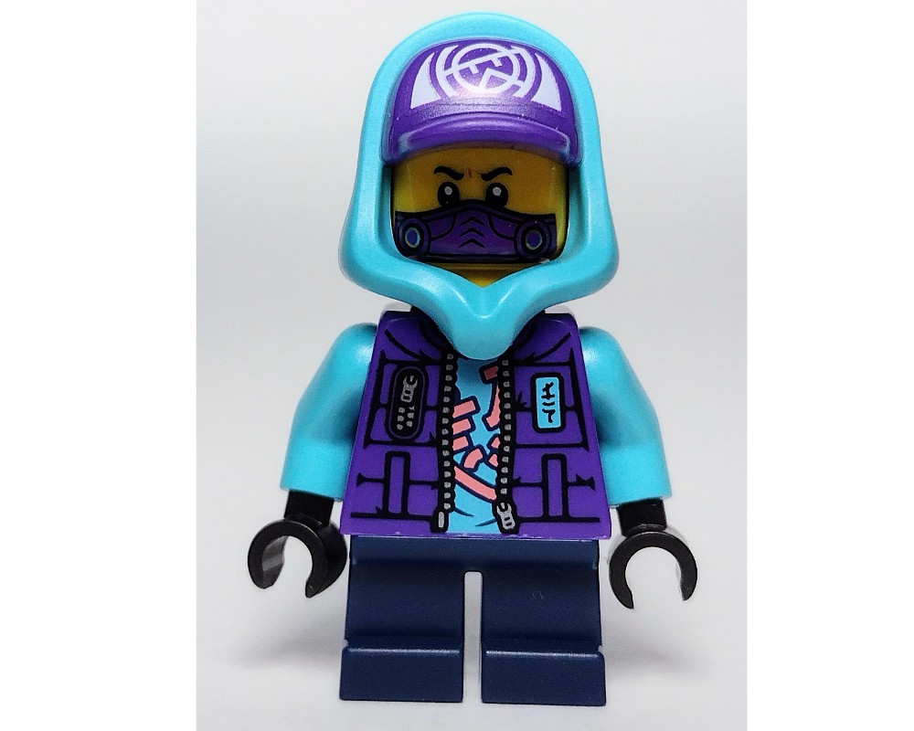 LEGO Set fig-012742 Lil' Nelson, Medium Azure Hood | Rebrickable 