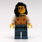 Woman, Argyle Sweater, Sand Blue Legs
