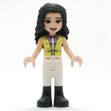 Emma - Safety Jacket, White Pants (fig-012788)
